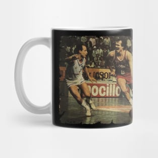 Juan Antonio (Real Madrid) vs Mike D'Antoni (Olimpia Milano) Mug